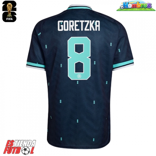 Alemania Leon Goretzka #8 Segunda Equipación Mundial 2026 Manga Corta